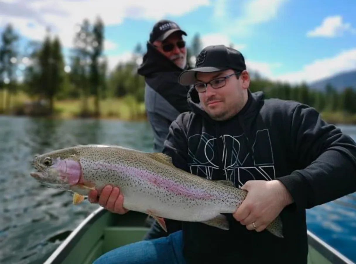 Guided fishing charter catch